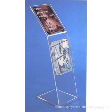 acrylic brochure display stand